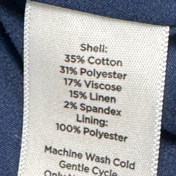 Blue A-Line Skirt for Work - Picture 6 of 11